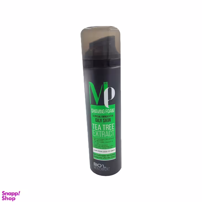 فوم اصلاح بیول (Biol) مدل TEA TREE حجم 200 میلی‌ لیتر