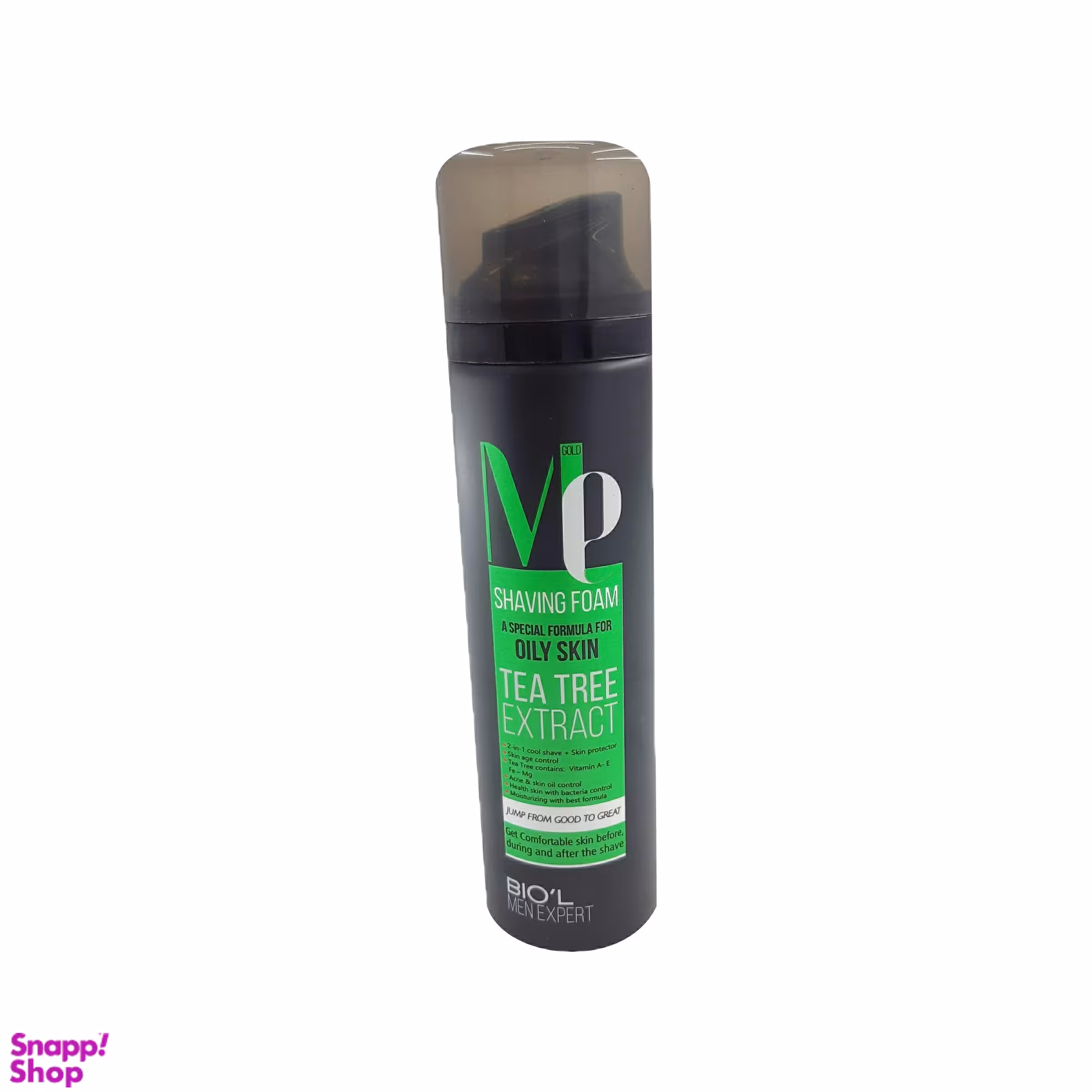 فوم اصلاح بیول (Biol) مدل TEA TREE حجم 200 میلی‌ لیتر