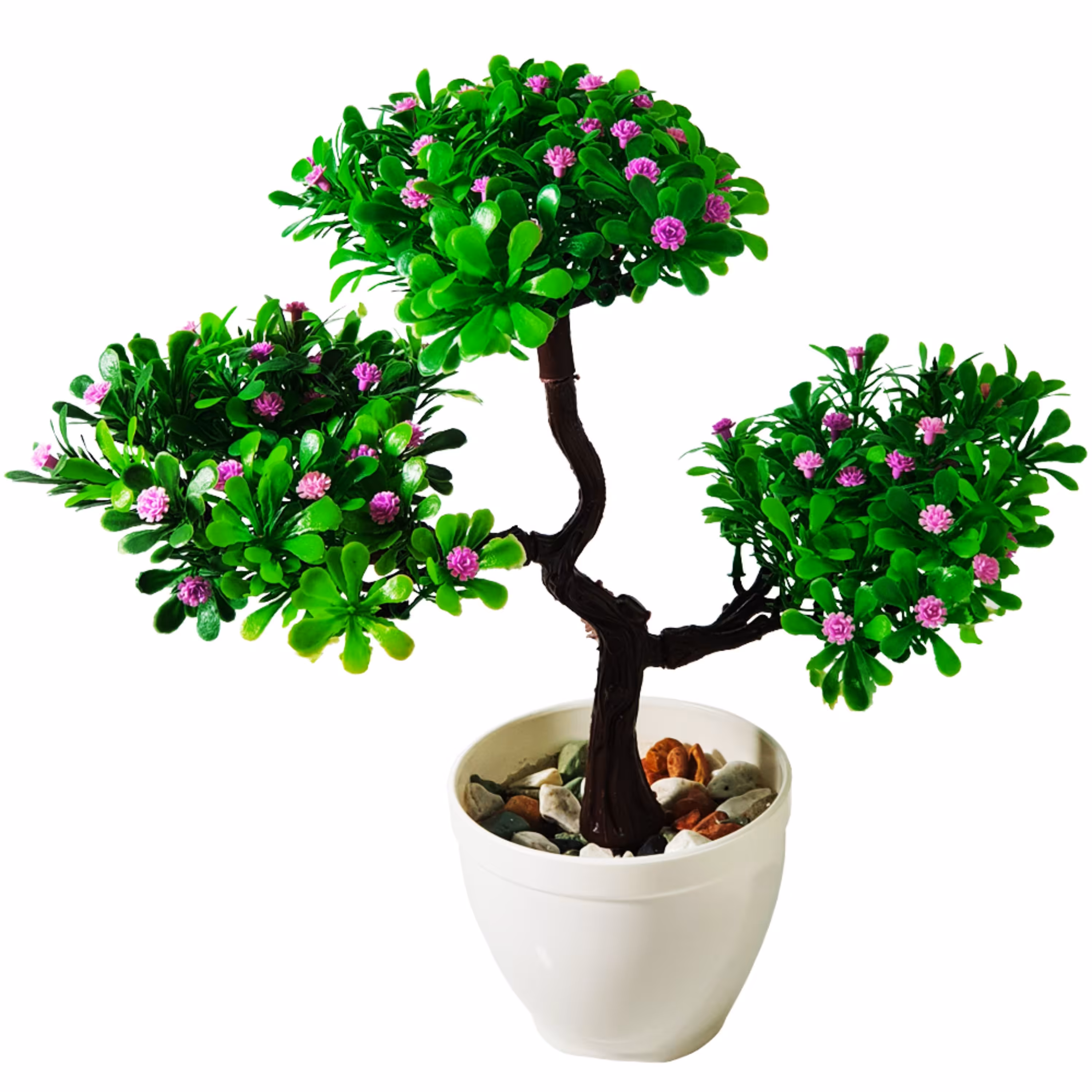 گلدان به همراه درختچه مصنوعی مدل بنسای کد M03