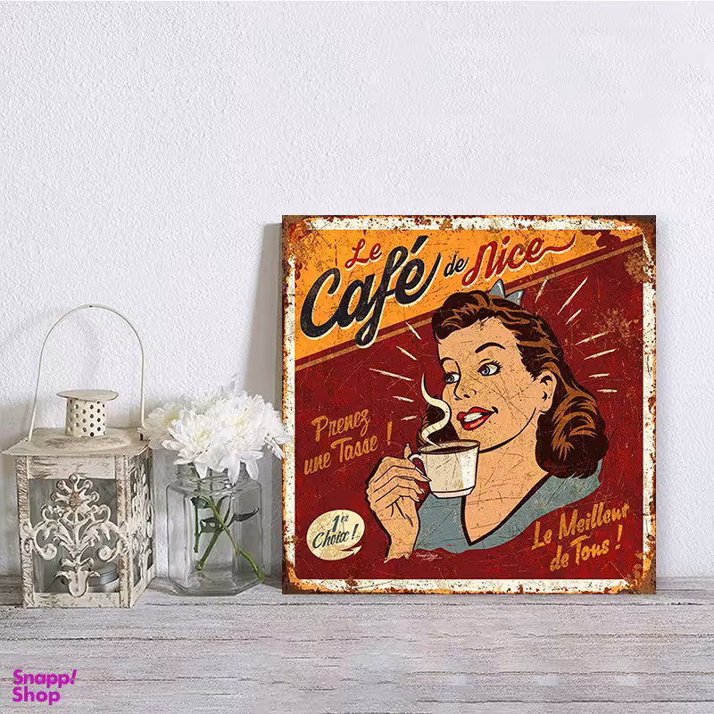 تابلو شاسی صبا طرح مدل فنجان قهوه کد M208