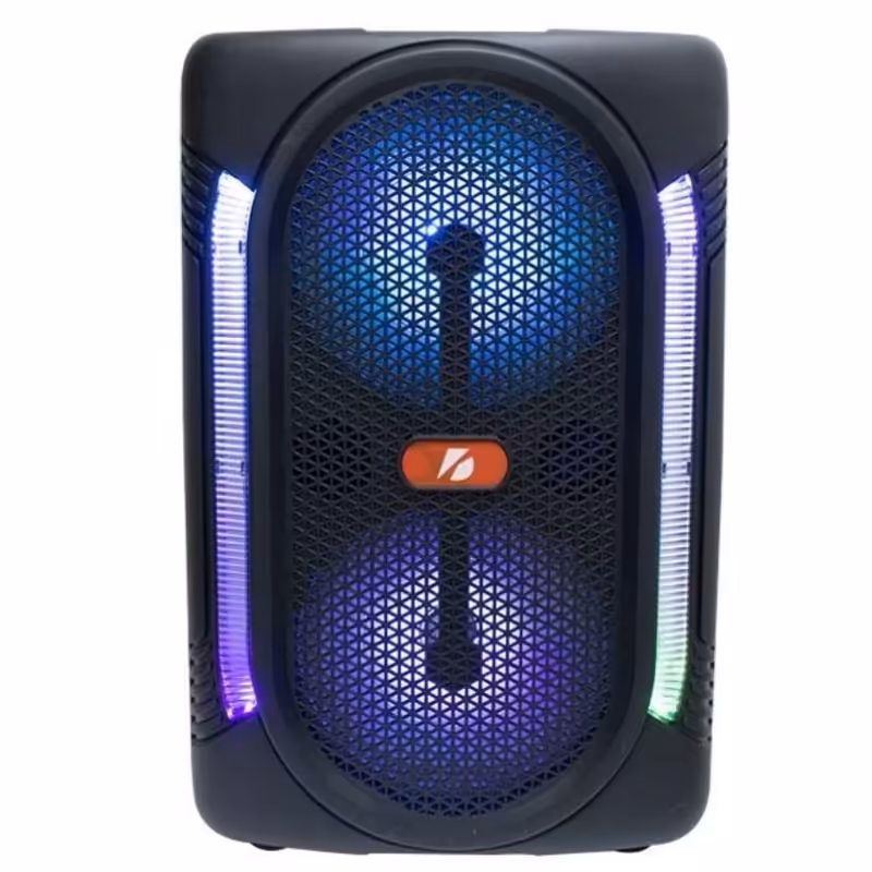 اسپیکر شارژی بیسیم 13 اینچ بی سیم مدل بلوتوثی حجم صدای بلند مناسب مجالس تا 100 نفر  دارای میکروفون بیسیم و ریموت