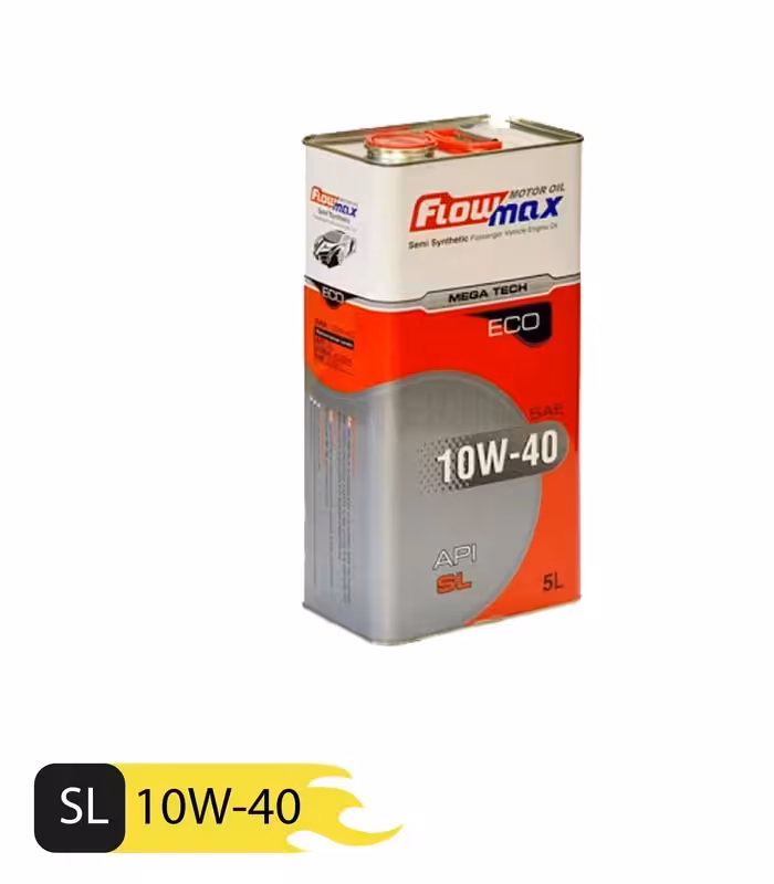 روغن موتور خودرو فلومکس مدل MEGATECH 10W40 ECO حجم 5 لیتر