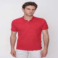 تی شرت یقه پولو قرمز مردانه متناسب با دینامیک POLO YAKA Morven