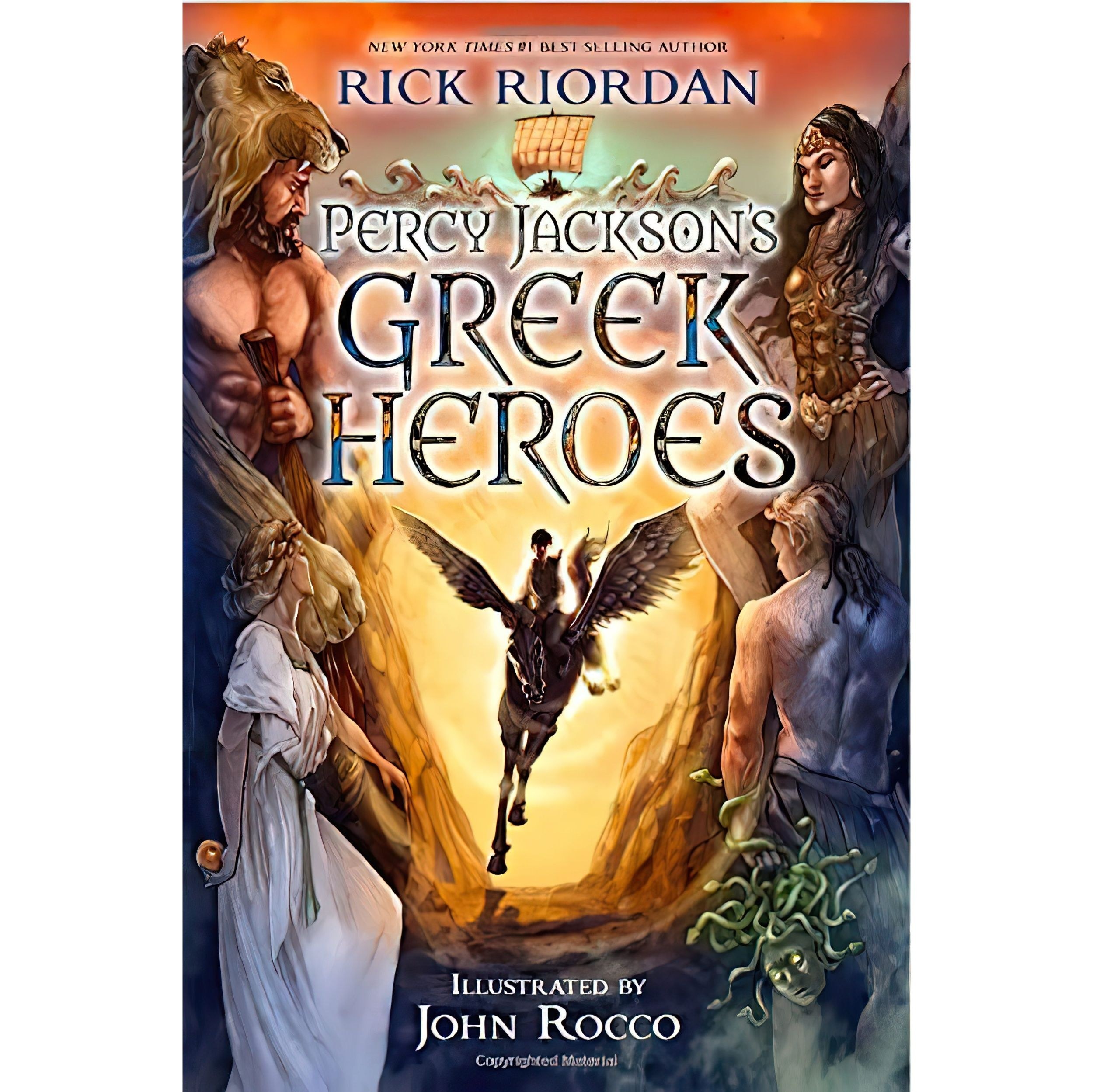 کتاب زبان اصلی Percy Jacksons Greek Heroes اثر Rick Riordan and John Rocco
