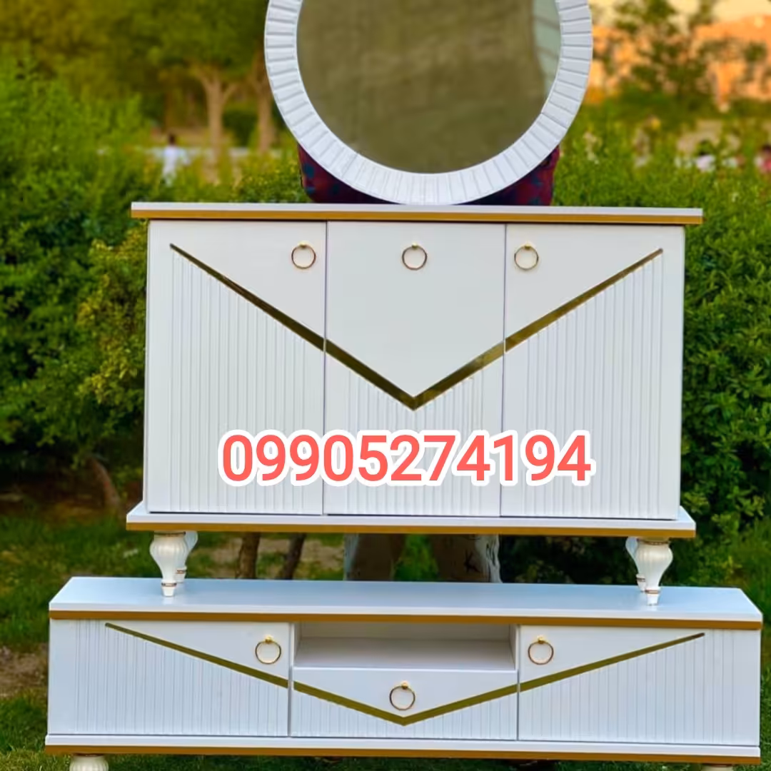 ست میز TV با کنسول اینه کار ضمانتی  11