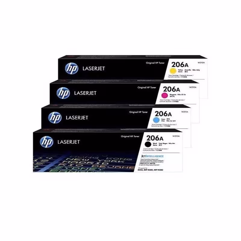 ست کامل کارتریج لیزری رنگی اچ پی Hp 206A