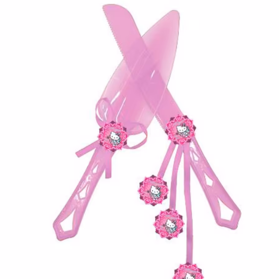 تم تولد کارد و کفگیر کیک بری تم کیتی