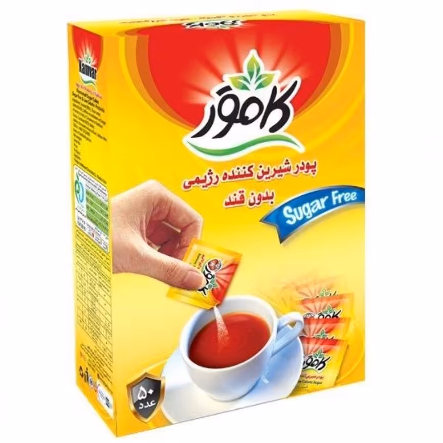 شکر رژیمی و بدون قند ساشه ای کامور