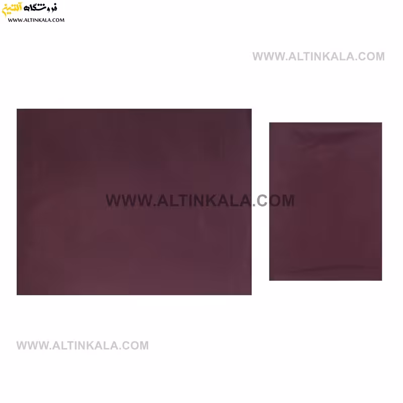 سرویس ملحفه کشدوز یکنفره دوتکه سایز 120×200 ساده رنگ بنفش