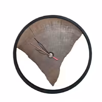 ساعت چوبی روستیک مدل آبنوس قطر 65