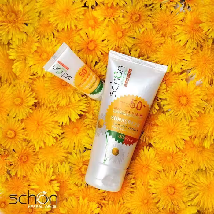 Shop - کرم ضد آفتاب فاقد چربی شون رنگ طبیعیSPF+50 پوستهای چرب