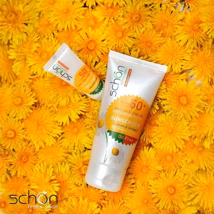 Shop - کرم ضد آفتاب فاقد چربی شون رنگ طبیعیSPF+50 پوستهای چرب