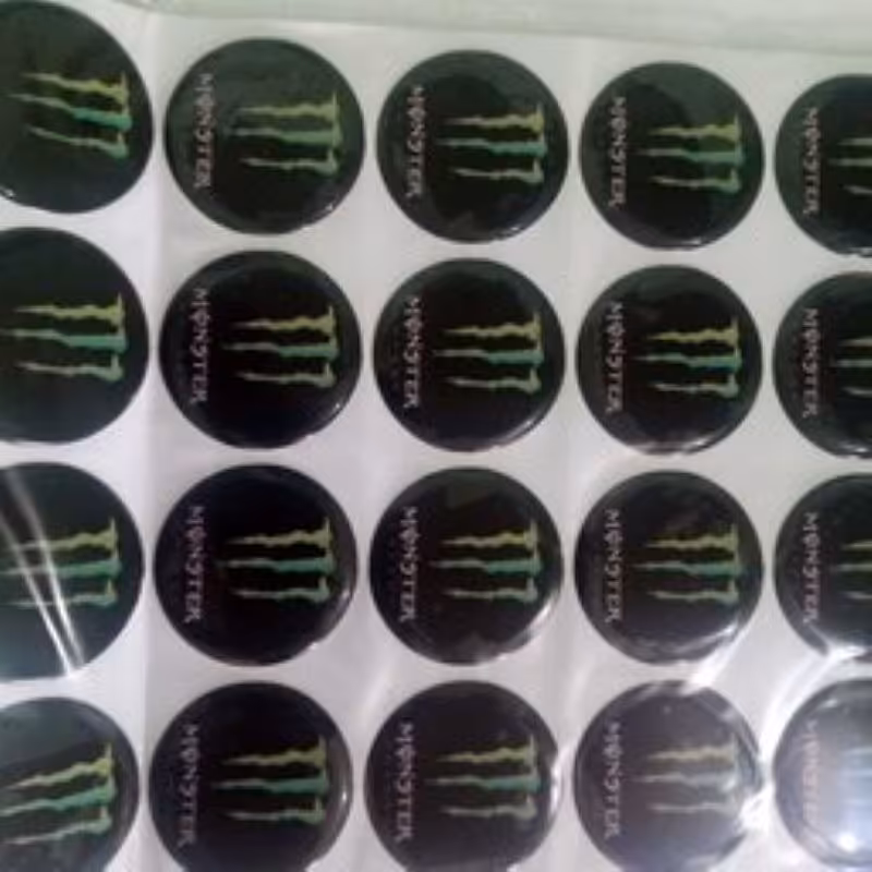 برچسب ژله ای عمده 10عددی.قیمت  7000