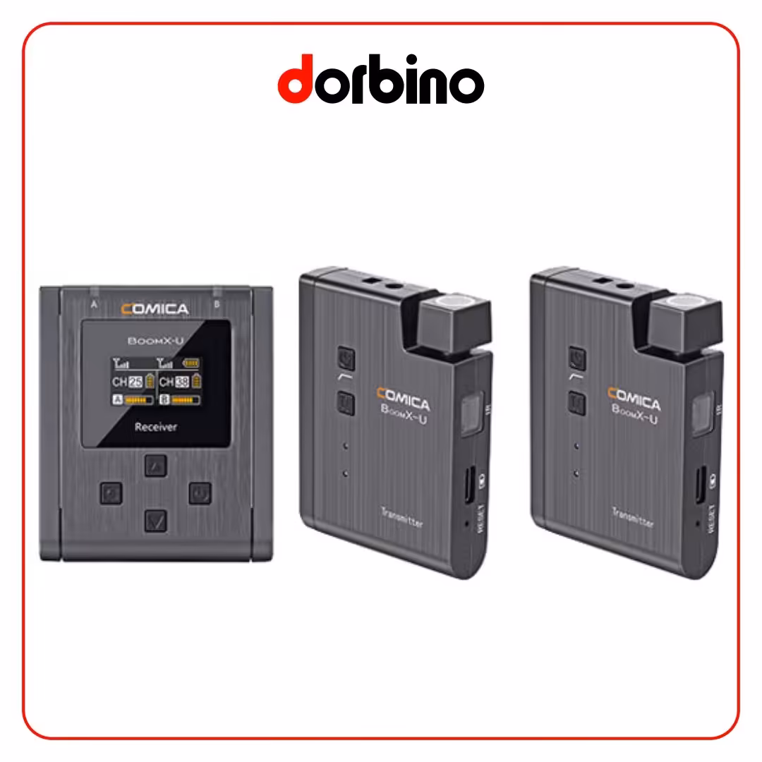 ست میکروفون بی سیم کامیکا BoomX-U U2 - فروشگاه دوربین دوربینو