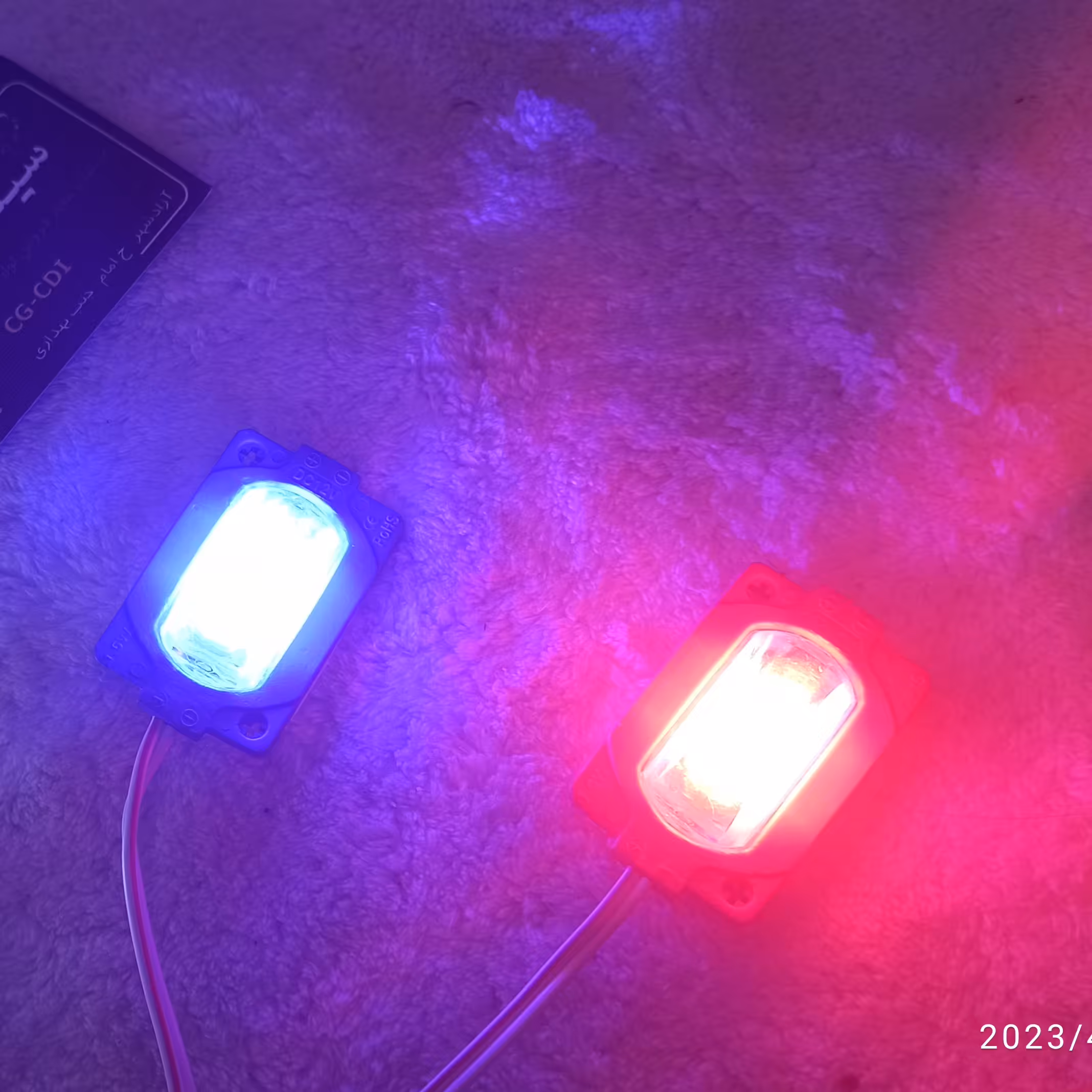 چراغ نور پردازی تلسکوپی موتورسیکلت 