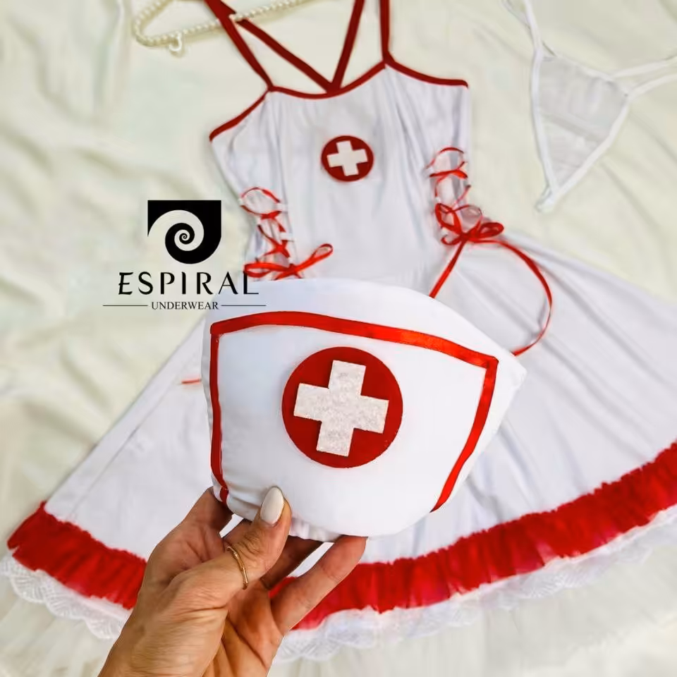 کاستوم پرستاری  تل دار فانتزی