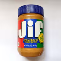 کره بادام زمینی جیف  jif کرانچی (454 گرم) ساخت آمریکا