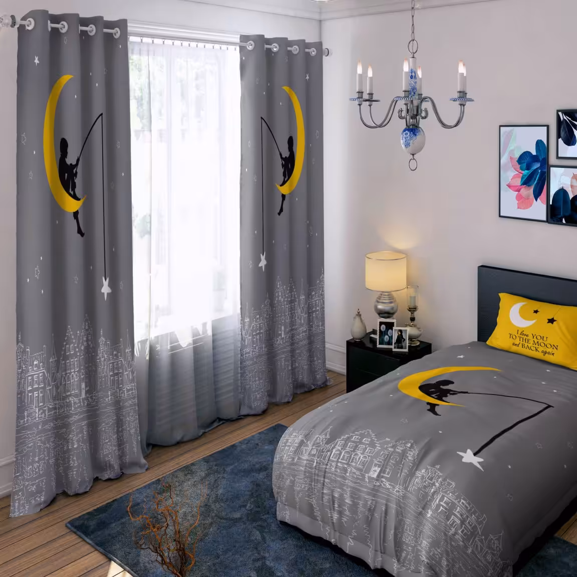 سرویس روتختی طرح جدید یه نفره سه بعدی 4تیکه ارسال رایگان 