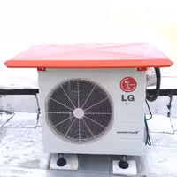 سایه بان کولر فلزی گالوانیزه رنگ کوره