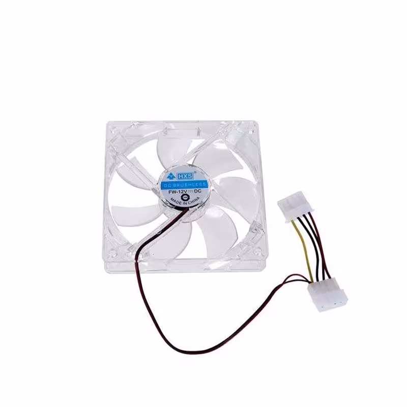 فن کیس شیشه‌ای 80 میلی متری HXS