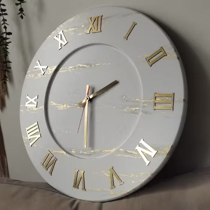 ساعت دیواری چوبی 