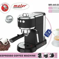 اسپرسو ساز مایر 20 بار  مدل Maier MR-445 در دو رنگ مشکی و استیل 