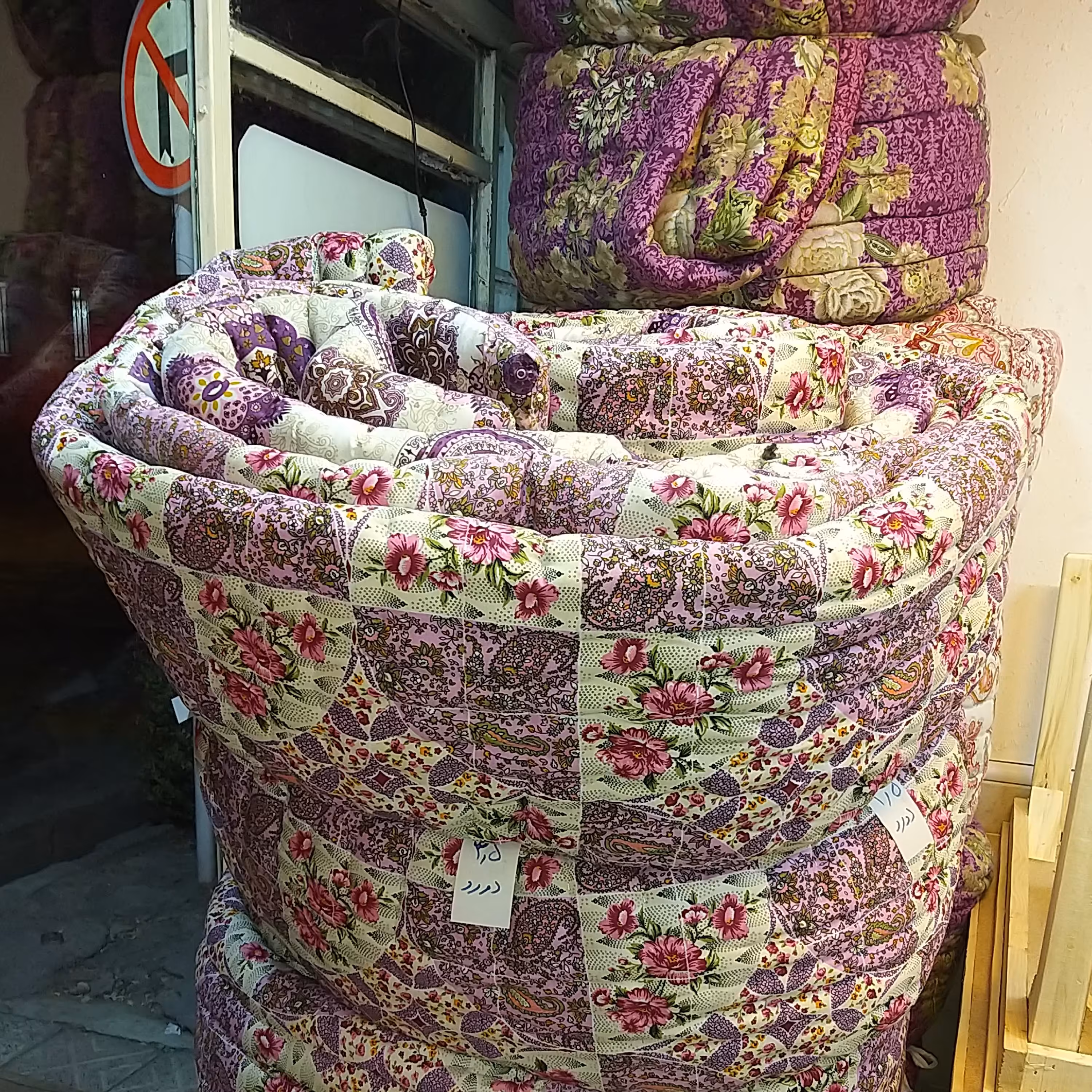 لحاف کرسی 3 متر در 3 متر پشم