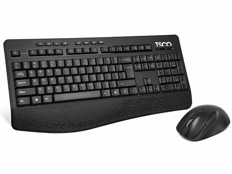 کیبورد و ماوس بی‌سیم تسکو TSCO TKM 7110W Wireless Keyboard &amp; Mouse