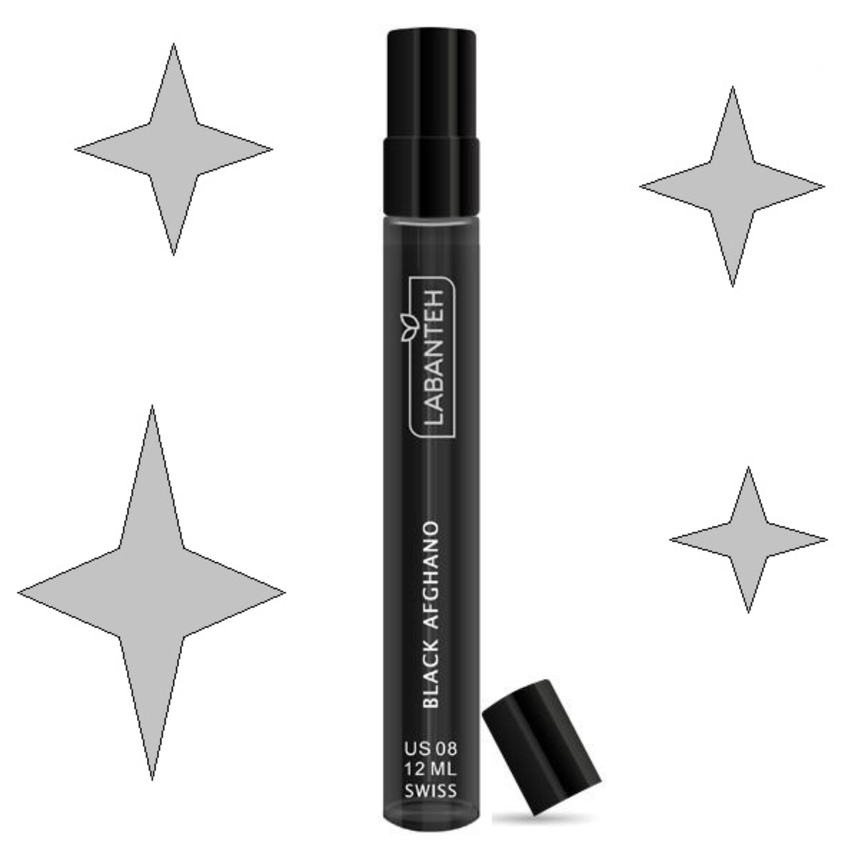 عطر جیبی مدل Black Afgano حجم 12 میلی لیتر