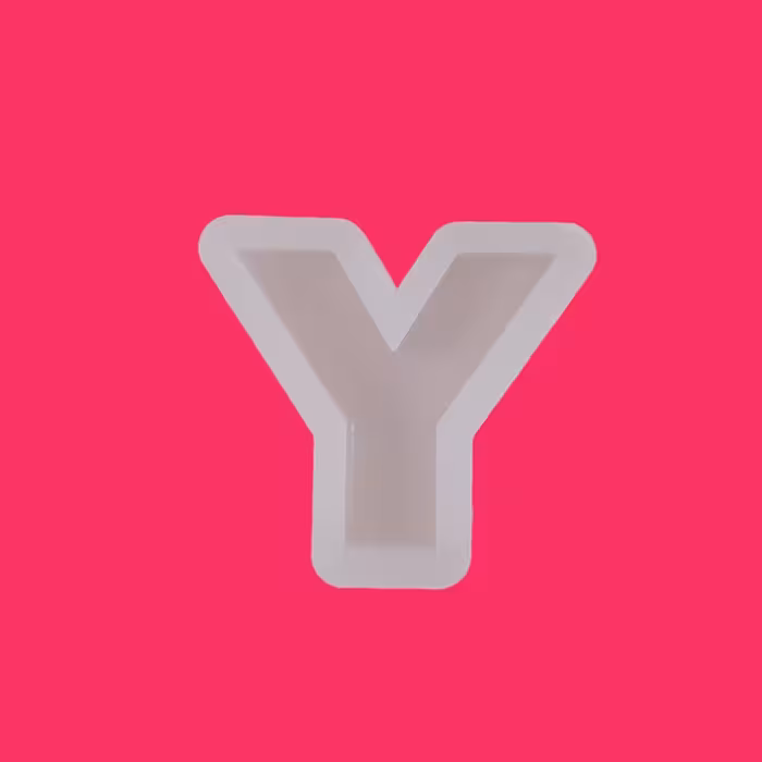 قالب سیلیکونی حروف تکی برای رزین حرف Y