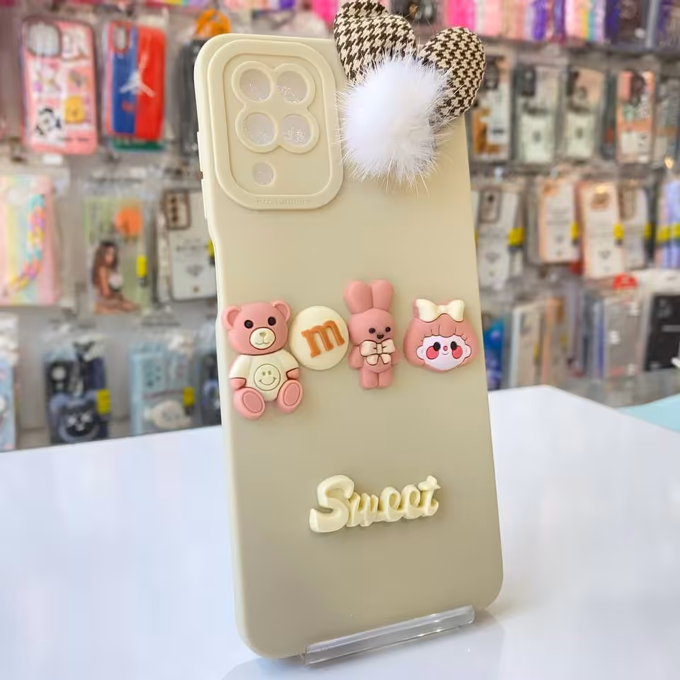 کاور A12 سامسونگ (ارسال رایگان) فانتزی عروسکی زیبا 