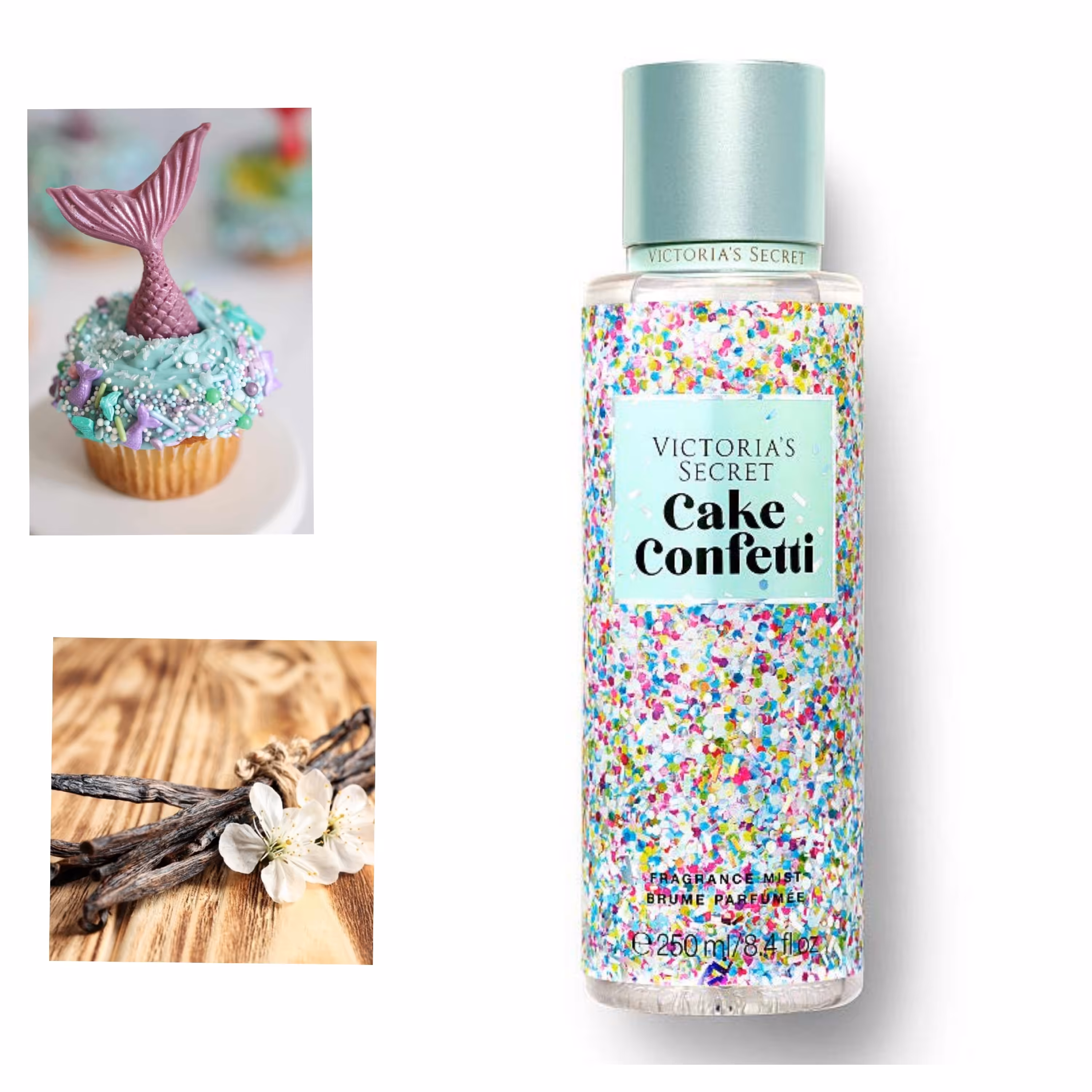 بادی اسپلش زنانه ویکتوریا سیکرت cake confetti ( آمریکا) 250 میل