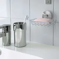 جا صابونی دیواری استیل ایکیا مدل KROKFJORDEN