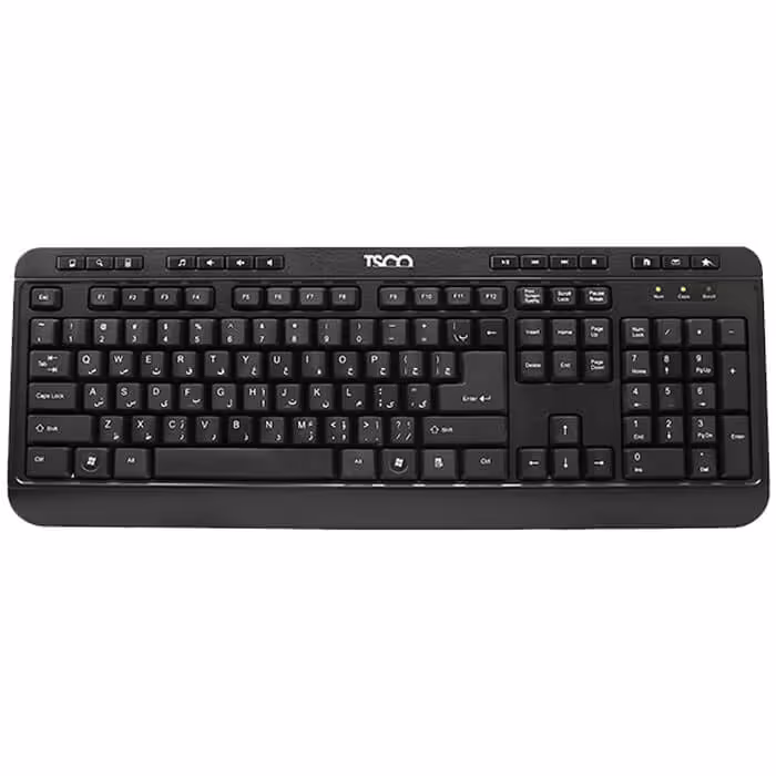 کیبورد باسیم تسکو مدل TK 8052 با حروف فارسی