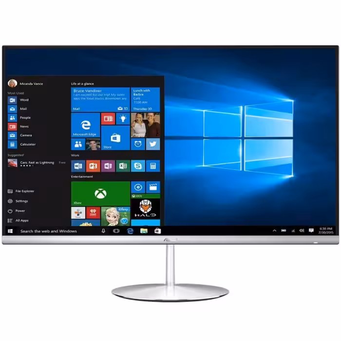کامپیوتر All In One ایسوس 24 اینچی مدل ZN242IF پردازنده Core i5 رم 8GB حافظه 1TB 128GB SSD گرافیک 4GB لمسی