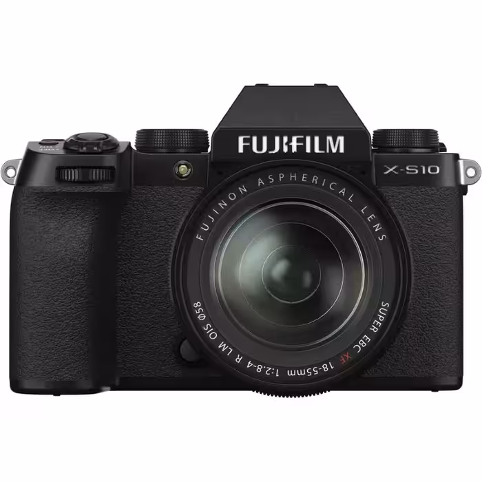 دوربين بدون آينه فوجی فيلم FUJIFILM X-S10 Mirrorless Digital Camera with 18-55mm