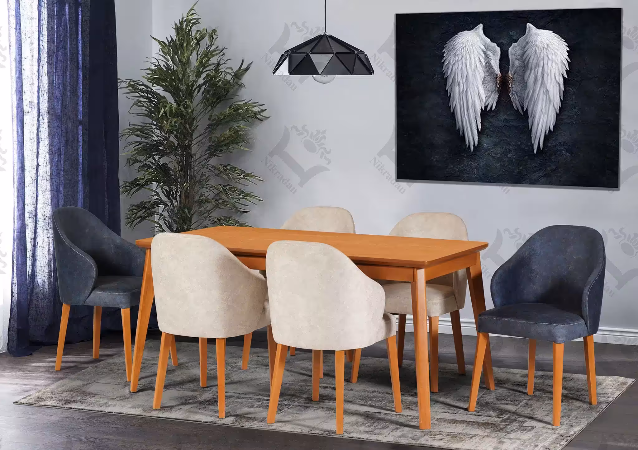 میز ناهارخوری والدرا