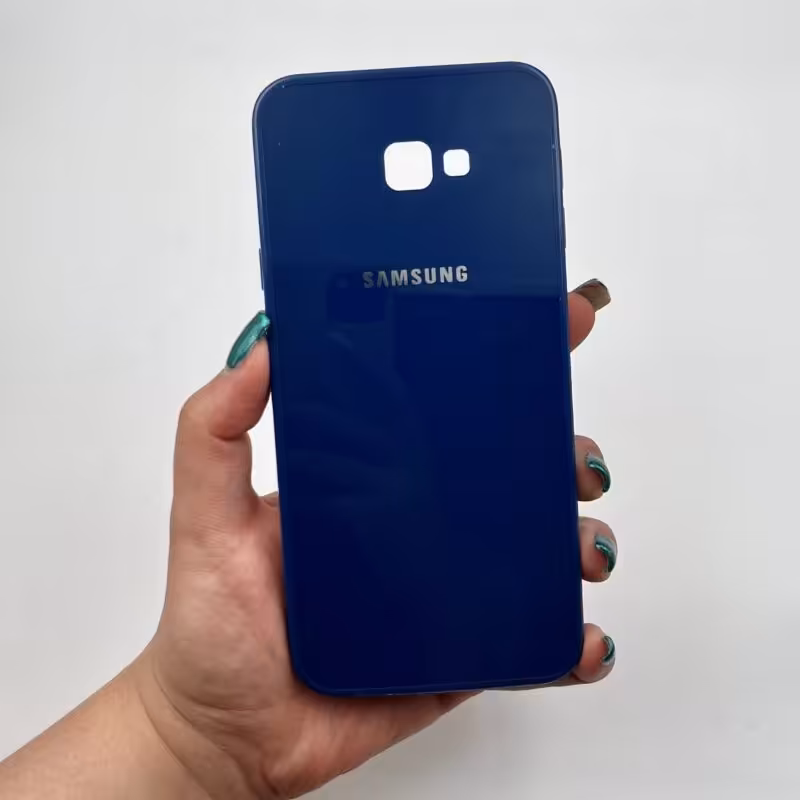 قاب گوشی (Galaxy J4 Plus (J415 سامسونگ رنگ آبی دور ژله ای خاص کد 56053