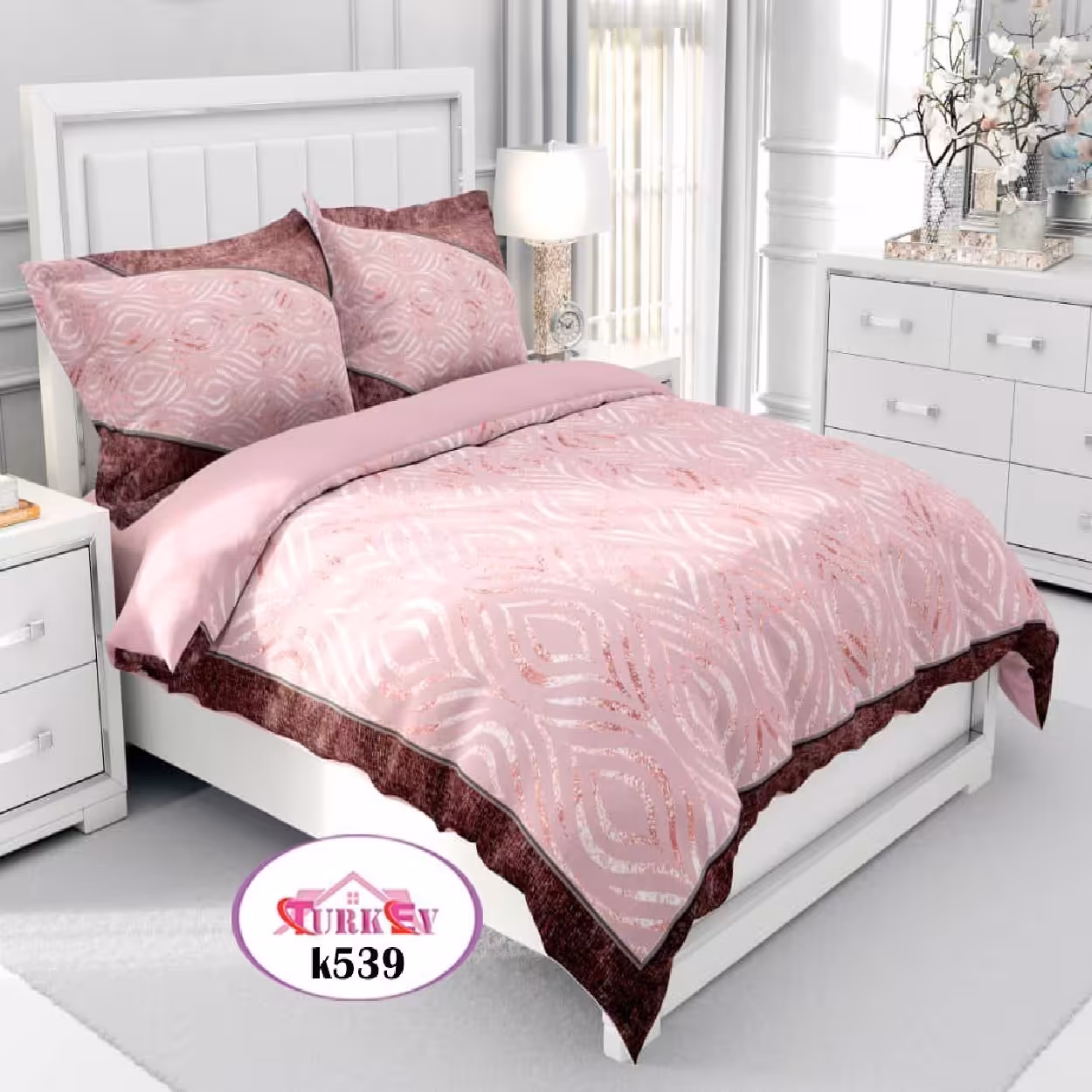 سرویس روتختی ترک إو turkev کد K-539 دونفره 6 تکه