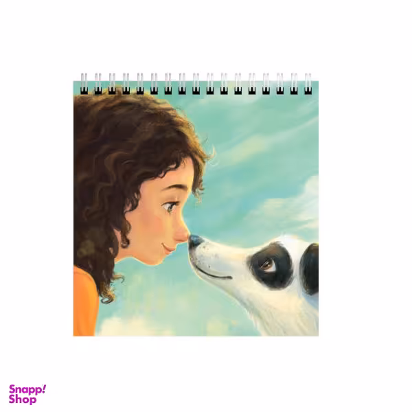 دفتر طراحی طرح دختر و سگ کد 4327506