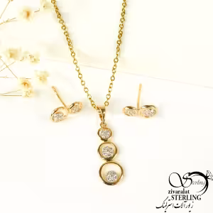 نیمست دایره وسط نگین برند ژوپینگ کد 8738