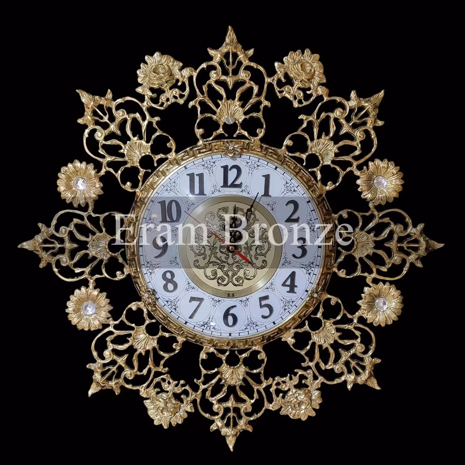 ساعت برنجی مدل پرتو