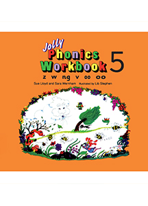کتاب jolly phonics 5 workbook