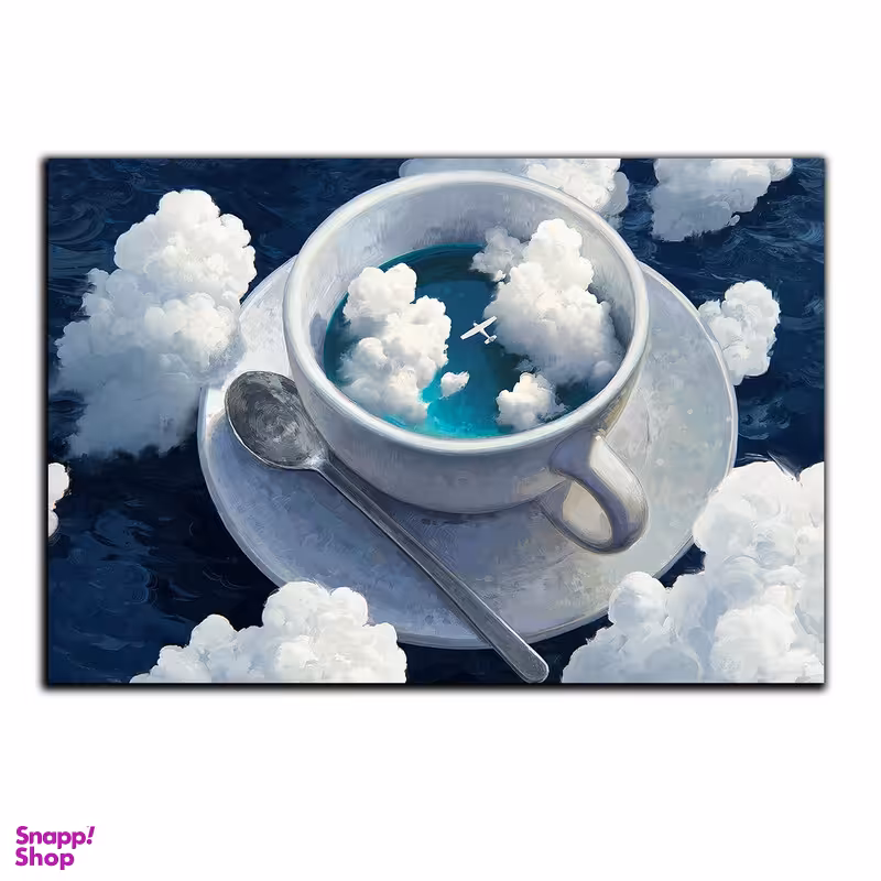 تابلو شاسی بکلیت طرح فانتزی فنجان و ابر مدل SH-S5818