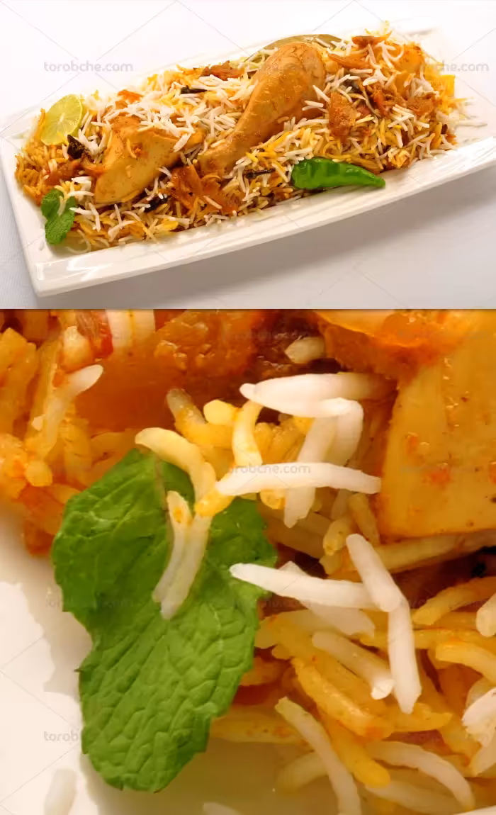 عکس زرشک پلو با مرغ | گرافیک با طعم تربچه