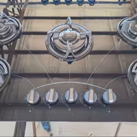 اجاق گاز صفحه شیشه