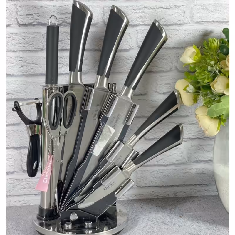 سرویس 9 پارچه کارد و ساطور آیریس 