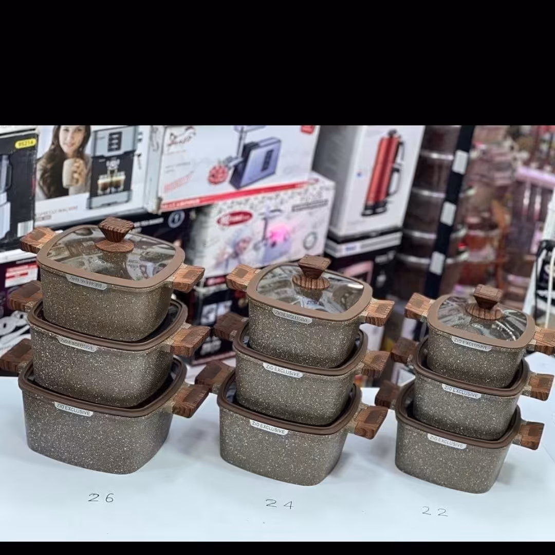 سرویس قابلمه 6پارچه تمام گرانیت