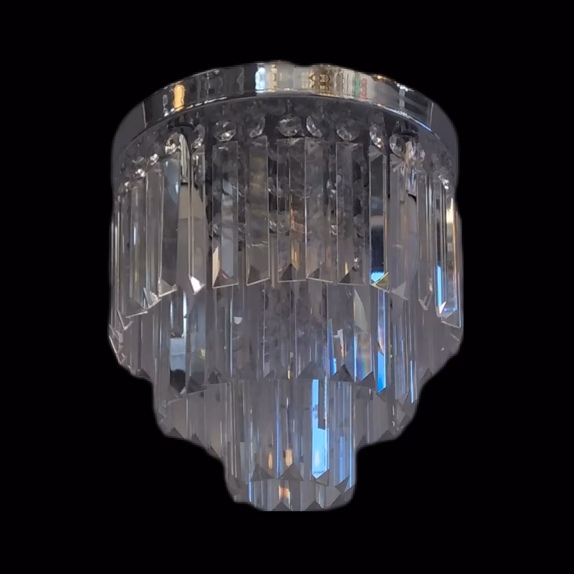 لوستر کریستال قطر 30 نه شعله (پسکرایه)