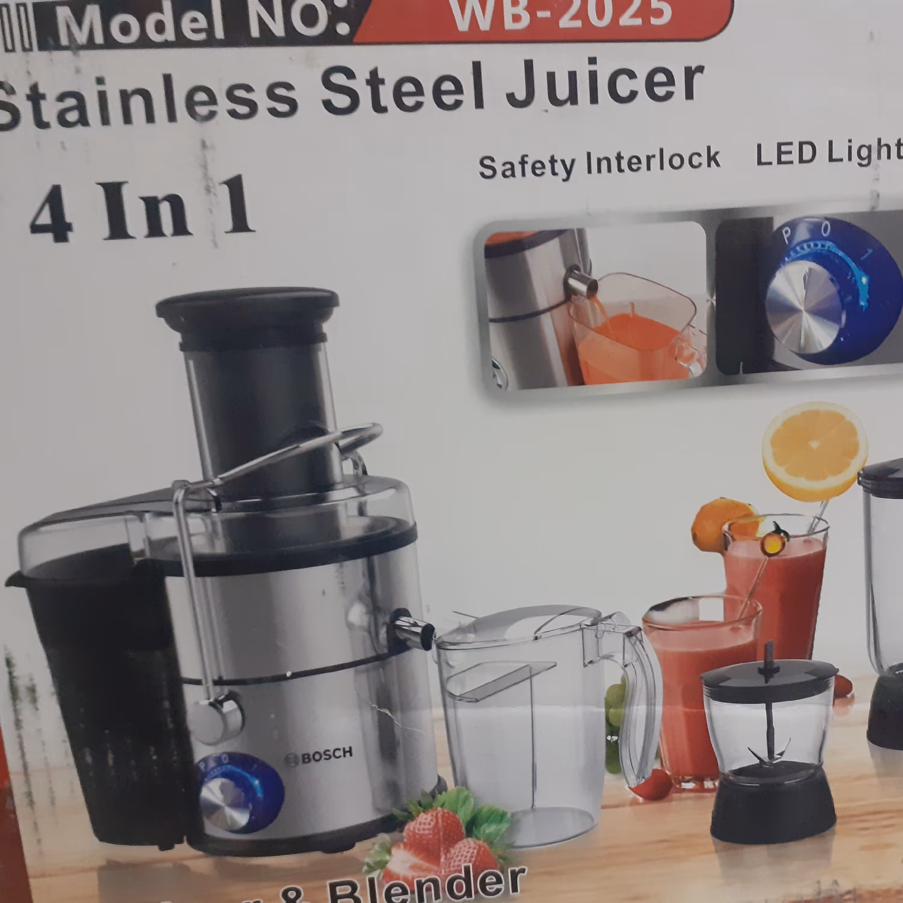 ابمیوه گیری چهارکاره طرح بوش